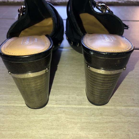 Coach heeled mules - Picture 3 of 7